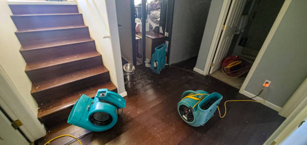 Water damage restoration process in GA